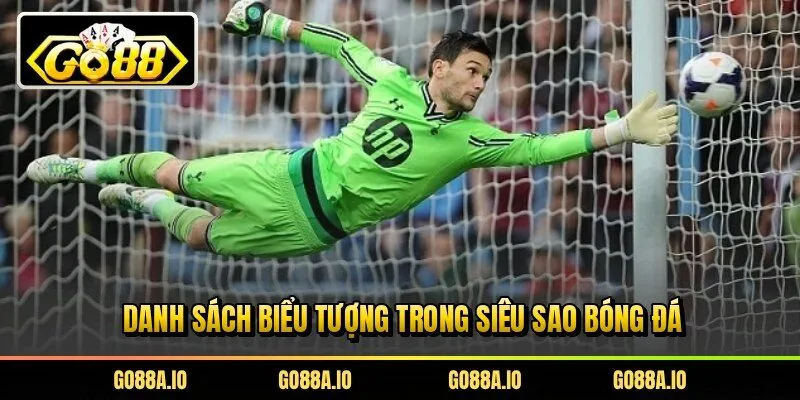 Danh sách biểu tượng trong siêu sao bóng đá