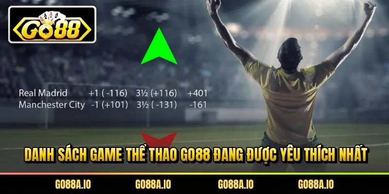 Danh sách game thể thao Go88 đang được yêu thích nhất