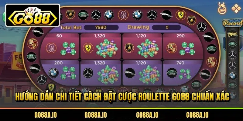Hướng dẫn chi tiết cách đặt cược roulette Go88 chuẩn xác