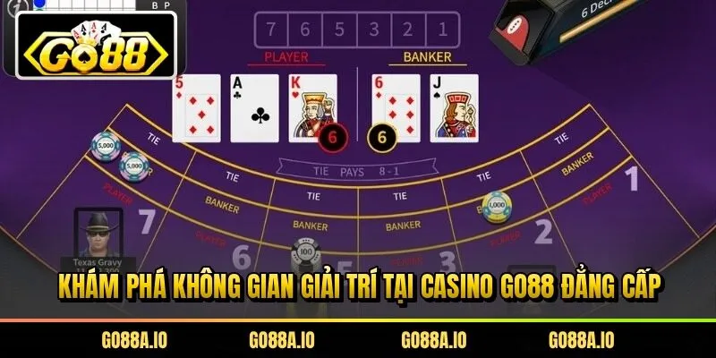Khám phá không gian giải trí tại casino Go88 đẳng cấp