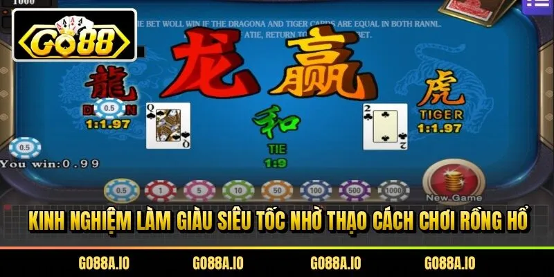 Kinh nghiệm làm giàu siêu tốc nhờ thạo cách chơi Rồng Hổ