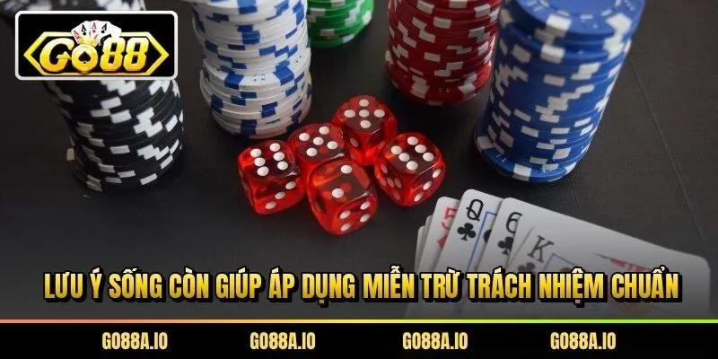 Lưu ý sống còn giúp áp dụng miễn trừ trách nhiệm chuẩn